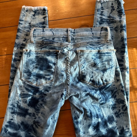 Frame Le High Skinny Jeans London Los Angeles Very Rare Pattern Style NWOT $195 - Picture 3 of 4